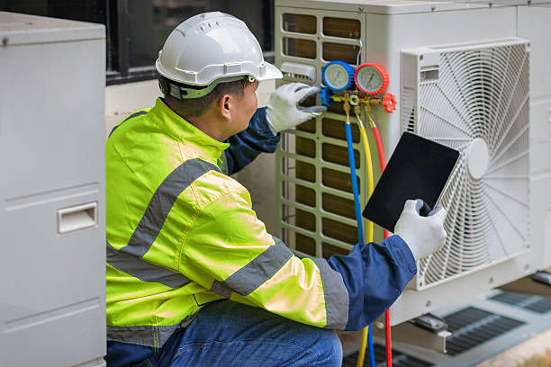 Professional Emergency Hvac technician working in Treichlers, PA